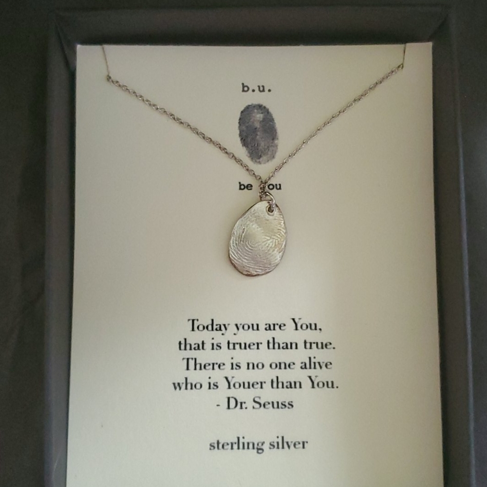 B u affirmation necklace firm
